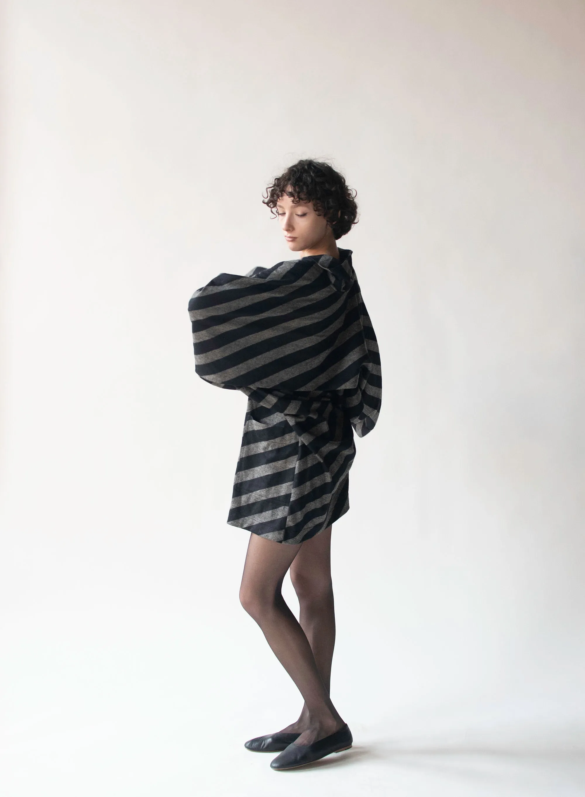Striped Knit Dress | Issey Miyake
