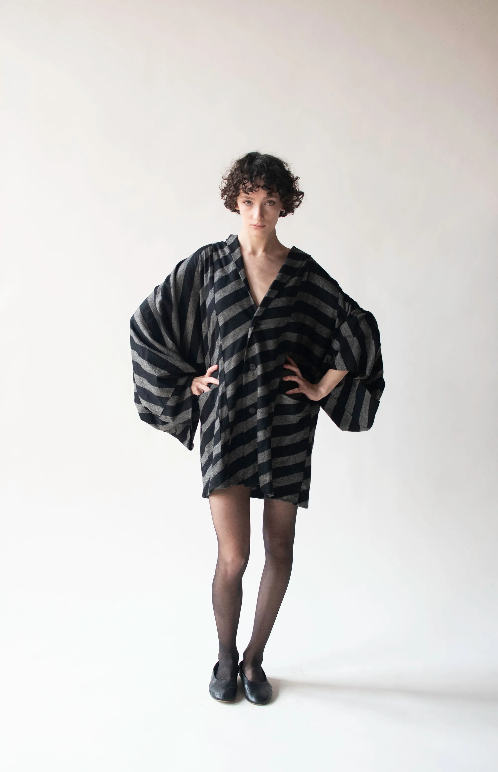 Striped Knit Dress | Issey Miyake