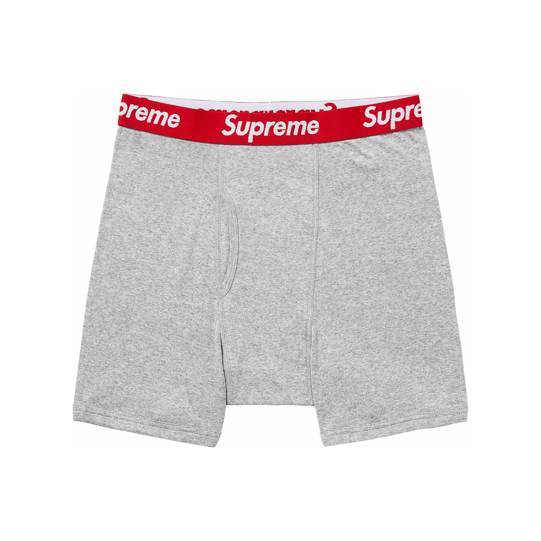 Supreme Hanes Boxer Briefs 2 Pack Heather Grey (SS24)