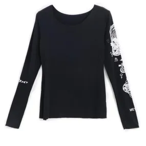 T-Shirt Gothique <br /> Style décontracté