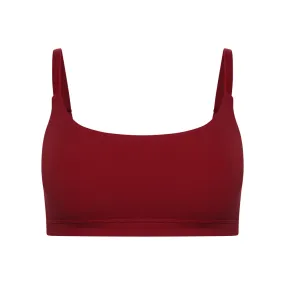 Ultimate Soft Sleep Crop- Cherry