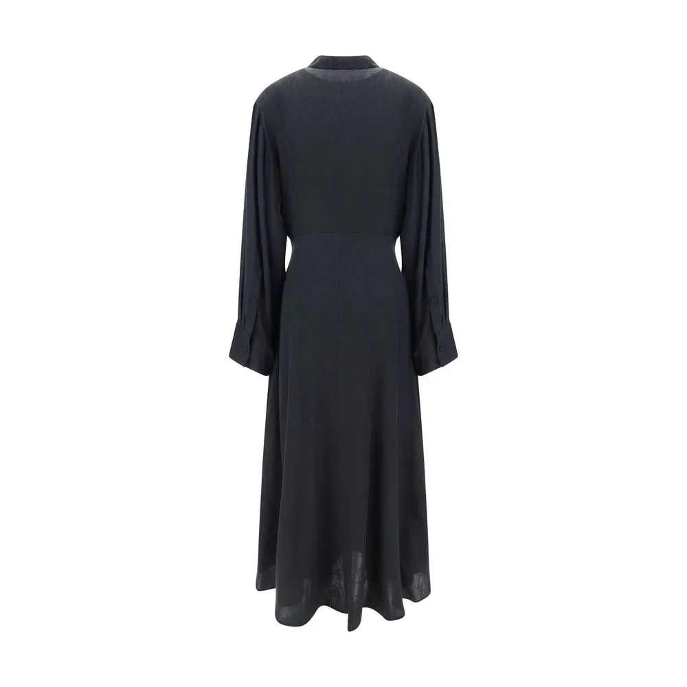 Valentino Pap Toile Iconographe Chemisier Dress