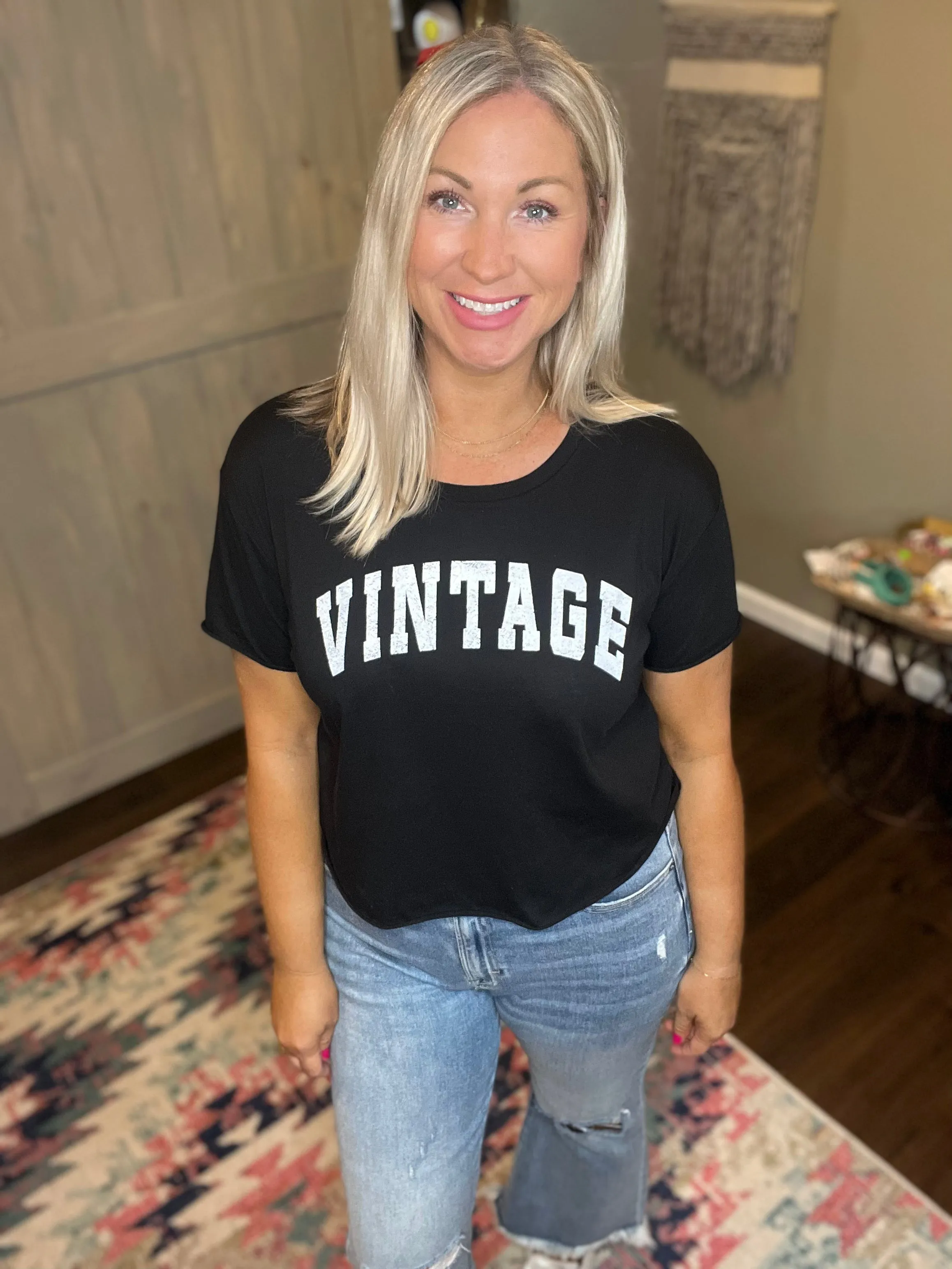 Vintage Cropped Tee
