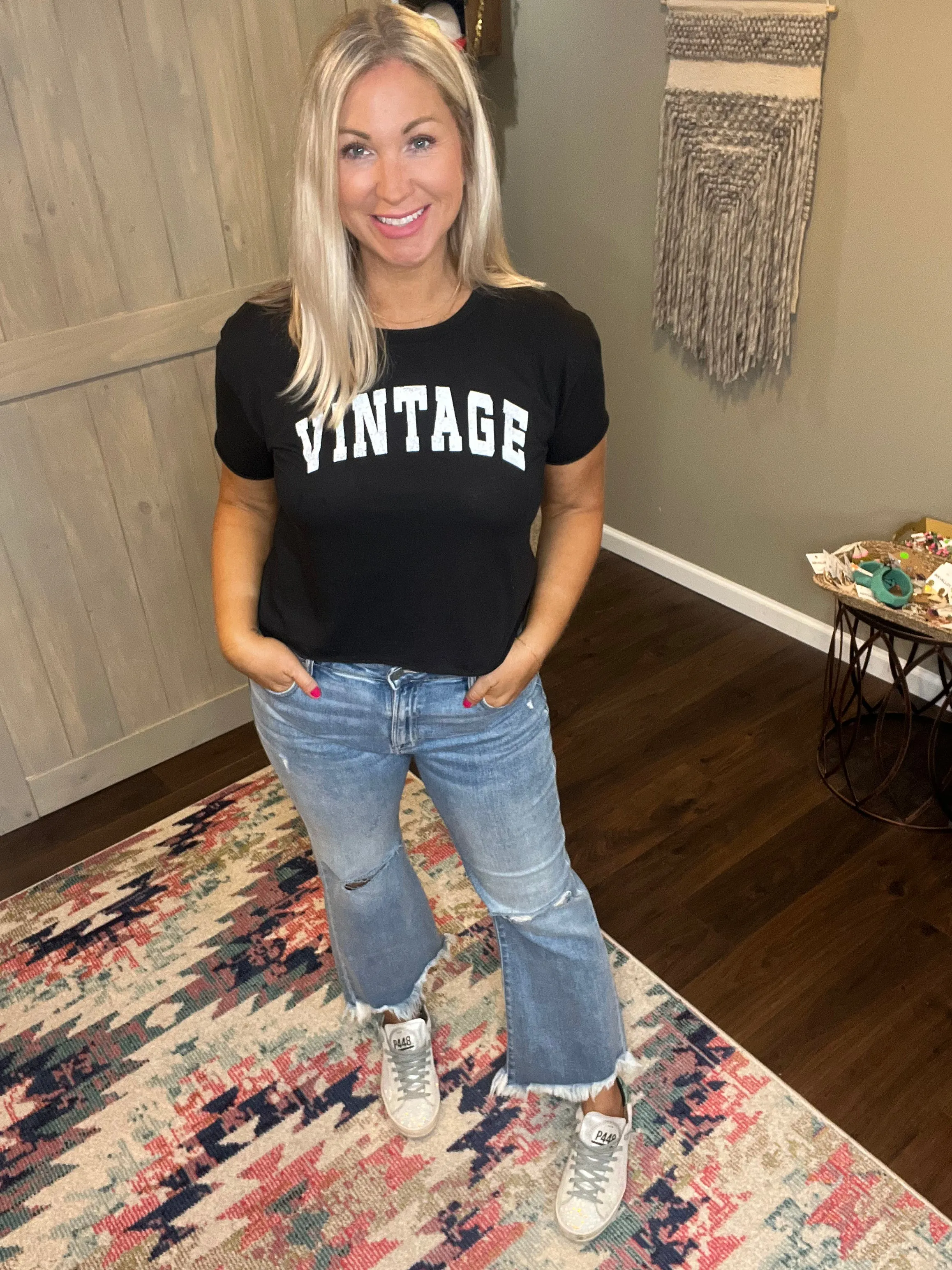 Vintage Cropped Tee