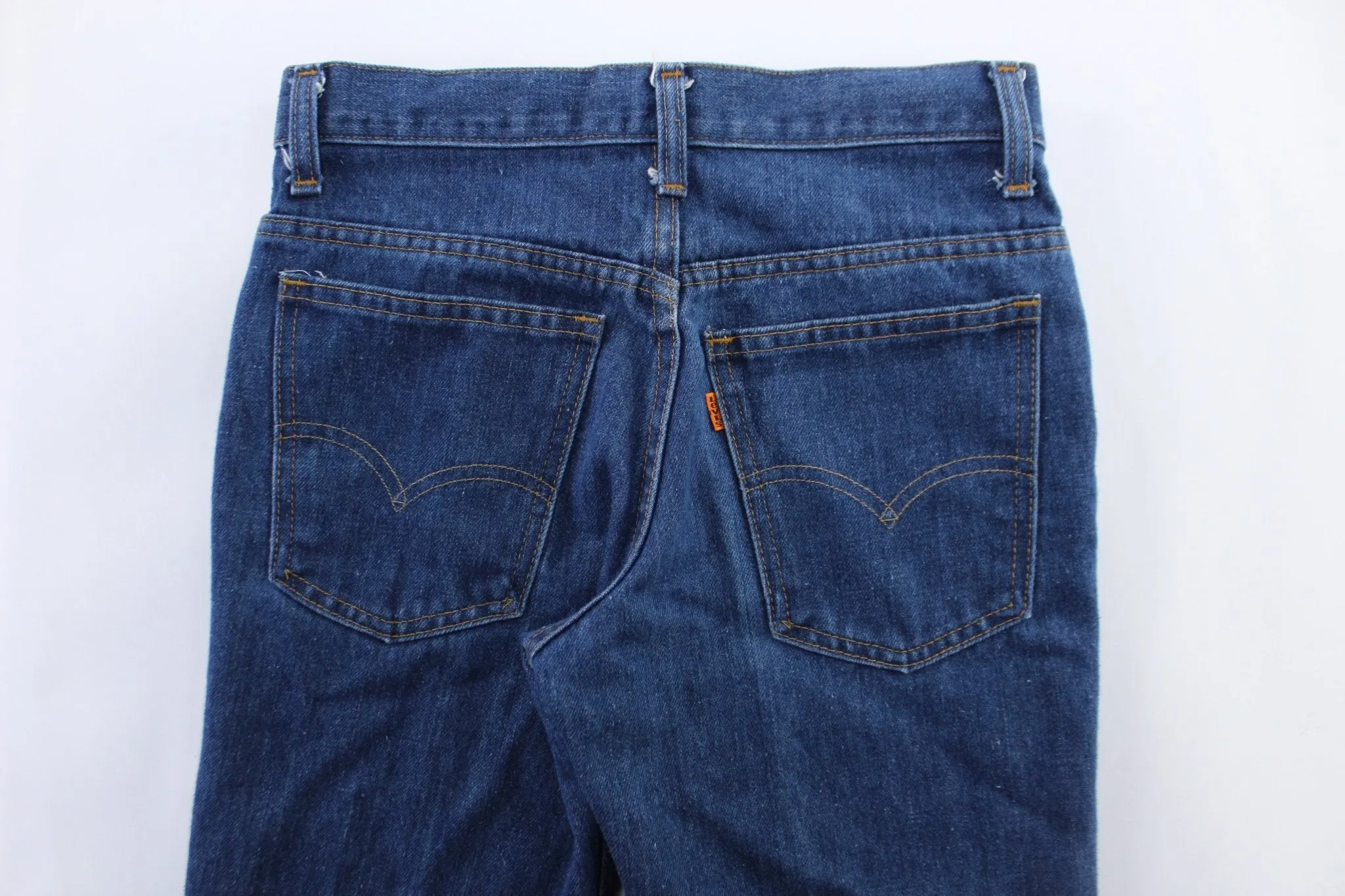 Vintage Women's Levi's Dark Wash Denim Flare Jeans