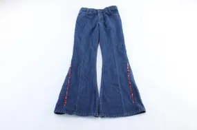 Vintage Women's Levi's Dark Wash Denim Flare Jeans