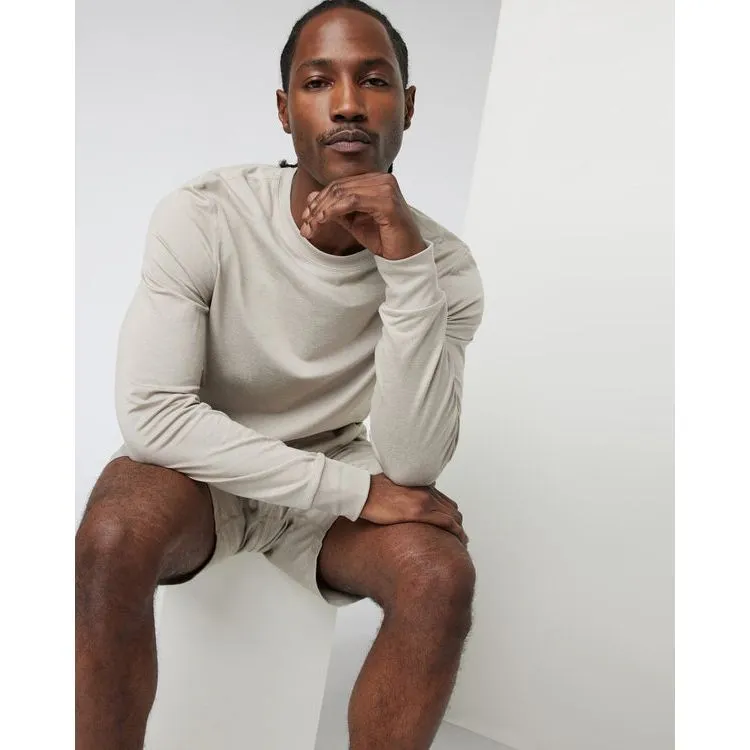 Vuori Men's Ponto Performance Crew in Dark Salt Heather