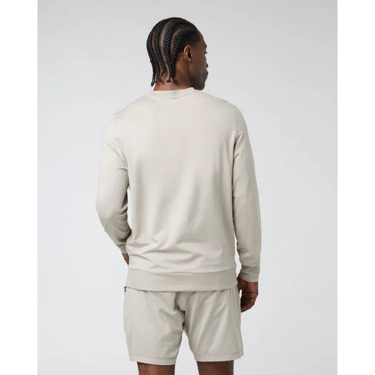 Vuori Men's Ponto Performance Crew in Dark Salt Heather