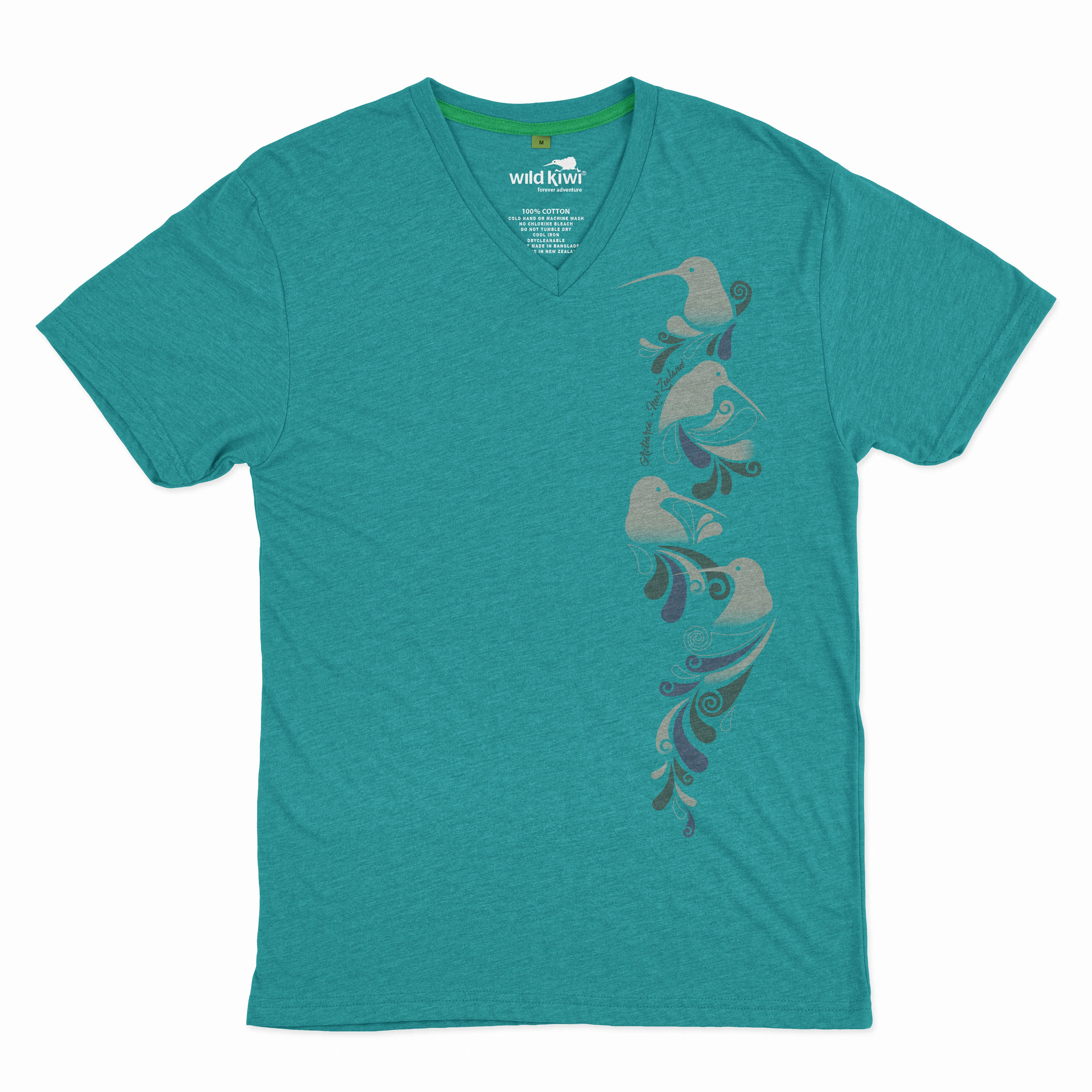 Women New Zealand T Shirt - Kiwi and Koru