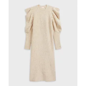 Women Wmd-Marniaa-Extreme Sleeve Knit Dress - Camel