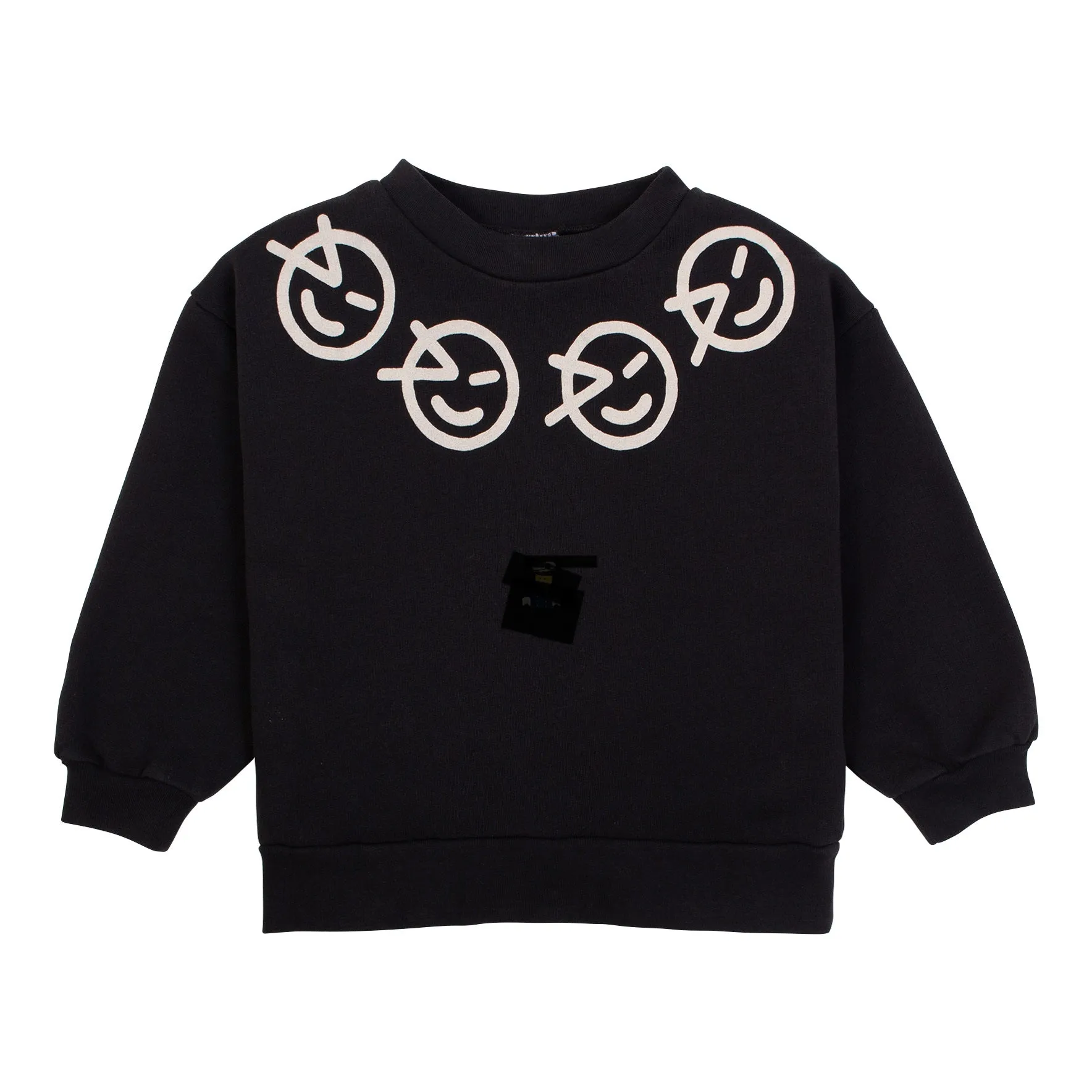 WYNKEN SOFT BLACK NECKLACE SWEATER