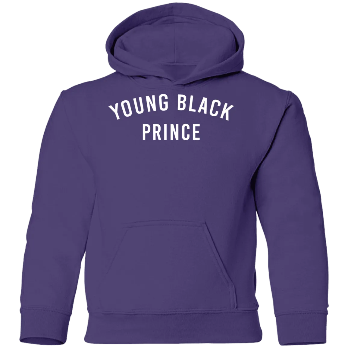 Young Black Prince Youth Pullover Hoodie