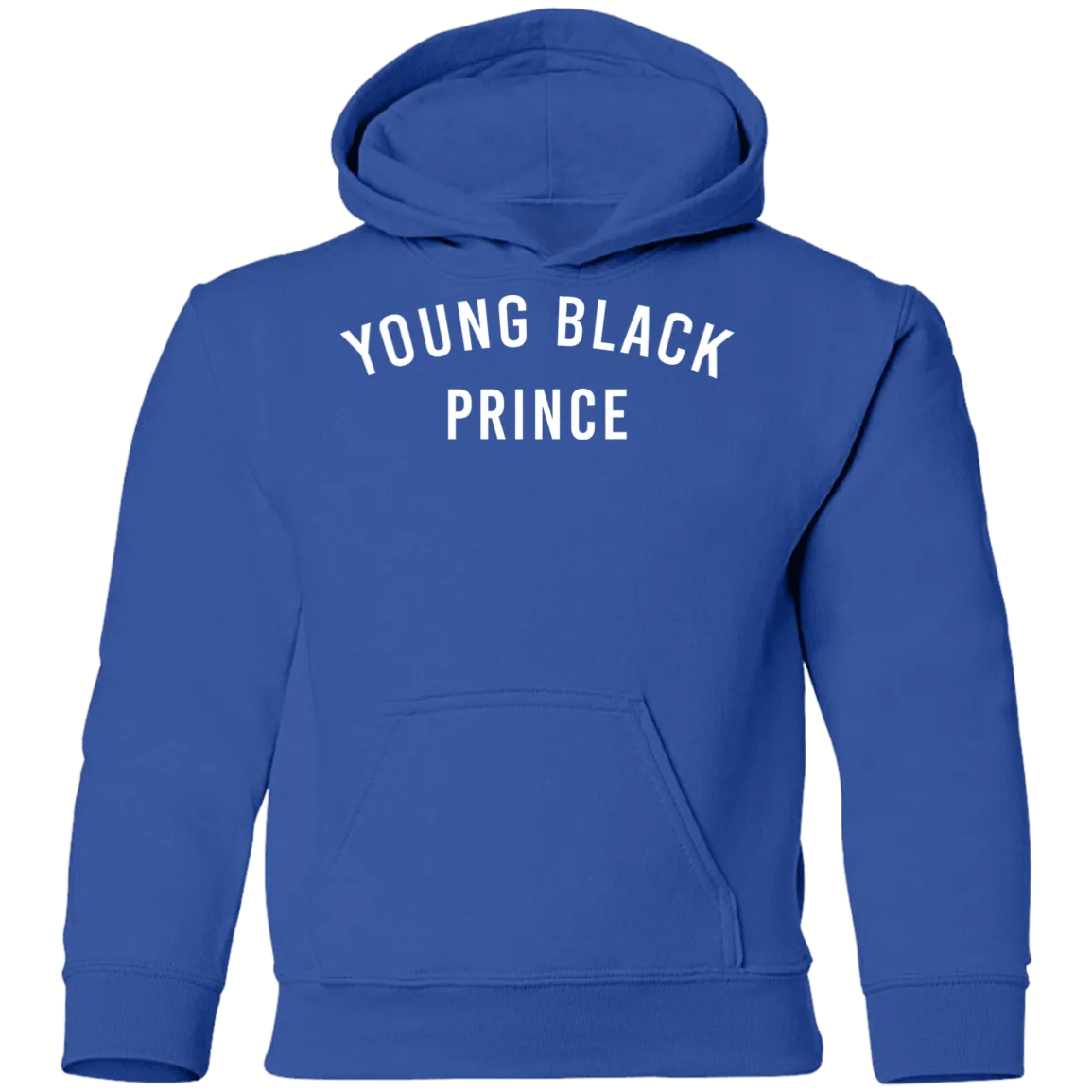 Young Black Prince Youth Pullover Hoodie