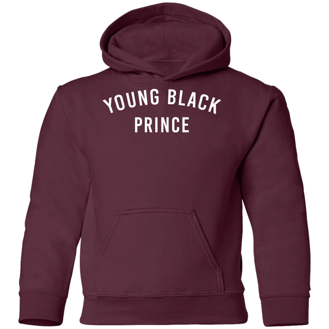 Young Black Prince Youth Pullover Hoodie