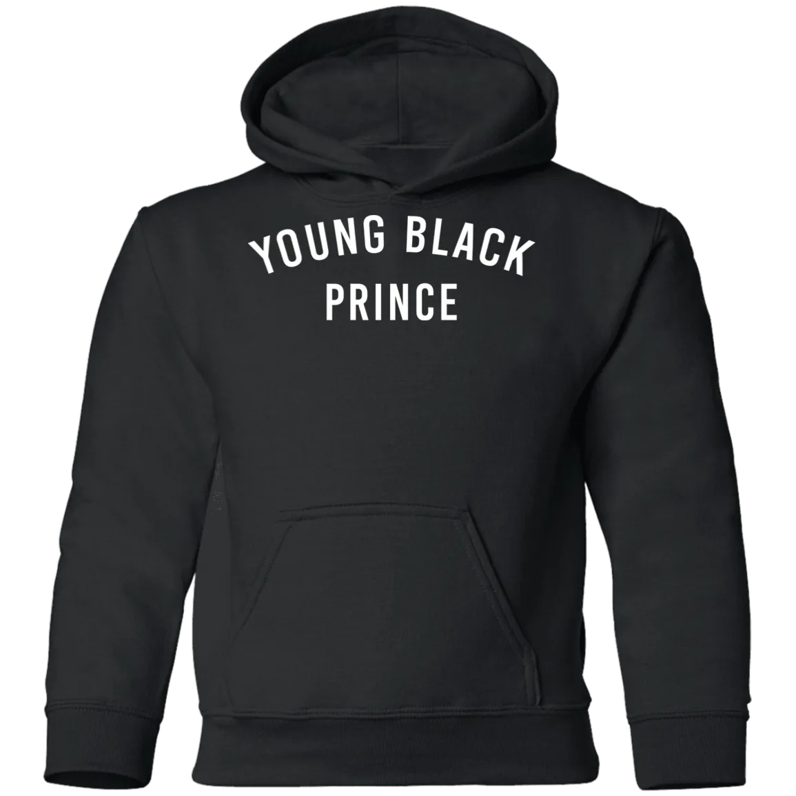 Young Black Prince Youth Pullover Hoodie
